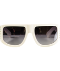 White Nué Studio X Linda Farrow - It Girl Embellished Sunglasses - With Original Case One Size
