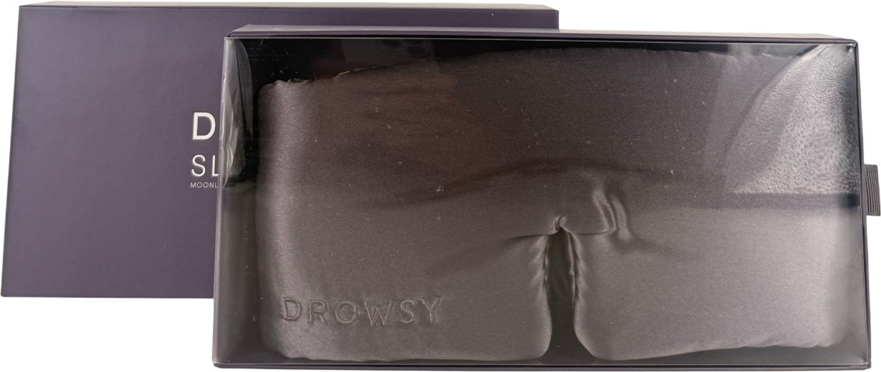 Drowsy Sleep Co Brand-embroidered Padded Silk Sleep Mask n/a