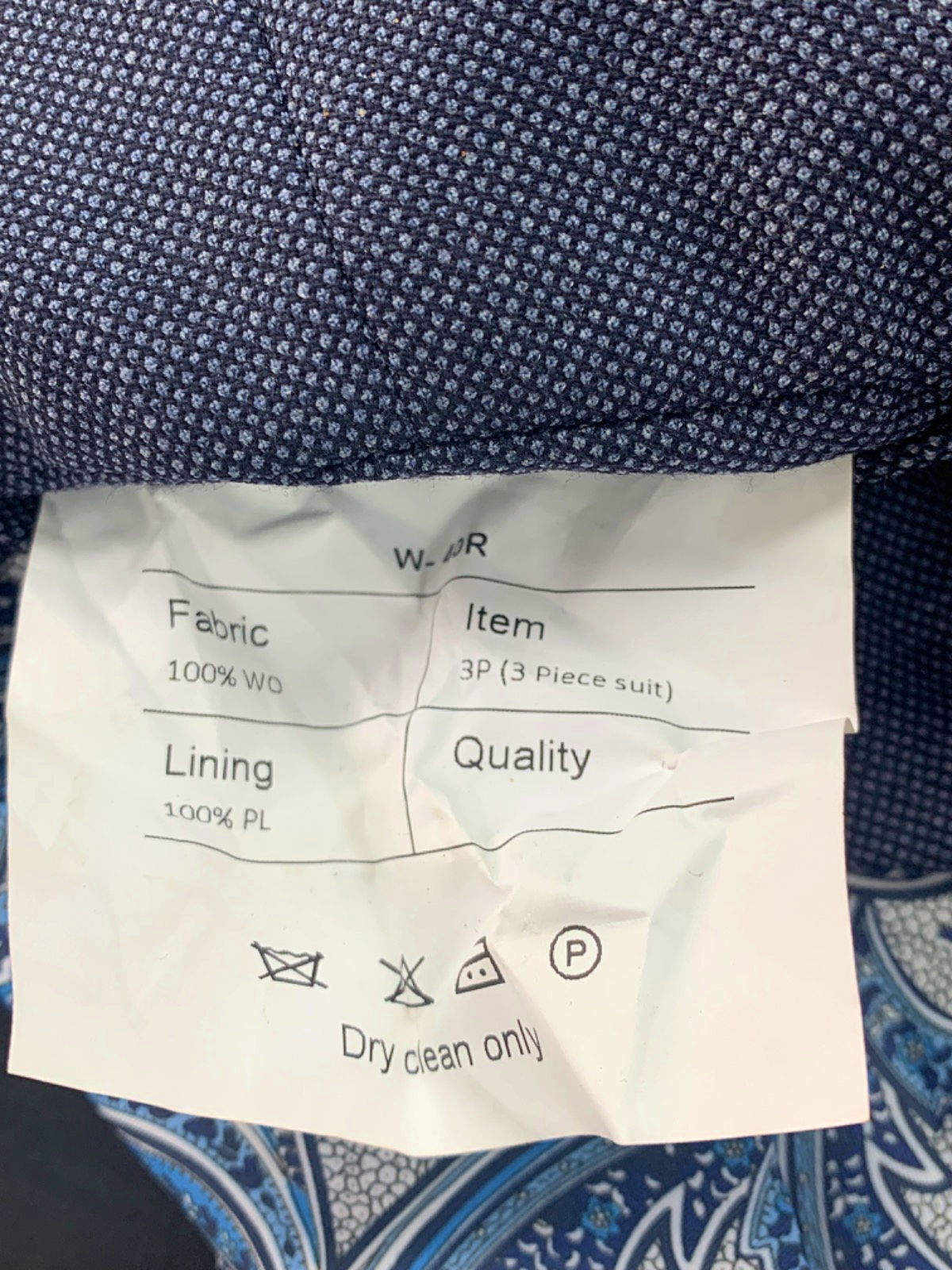 Unbranded Navy Blue Waistcoat UK M