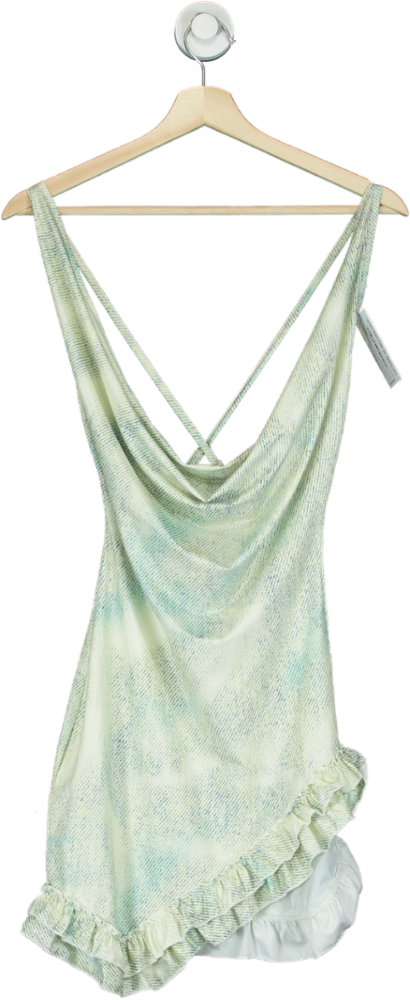 MURCI Light Green Sleeveless Mini Dress UK 8