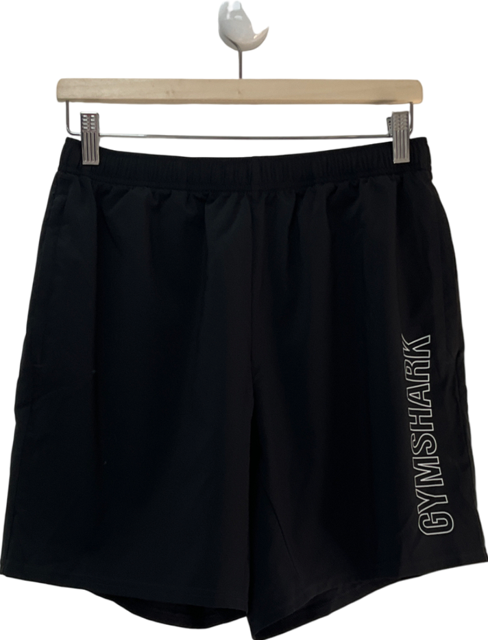 gymshark Black Fitness Graphic Shorts UK M