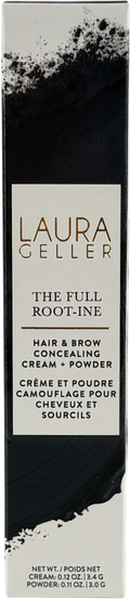 LAURA GELLER Root Touch Up Hair & Brow Concealing Cream + Powder Black 4g