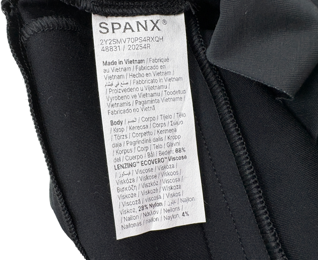 Spanx Black The Perfect Slim Straight Trousers UK S