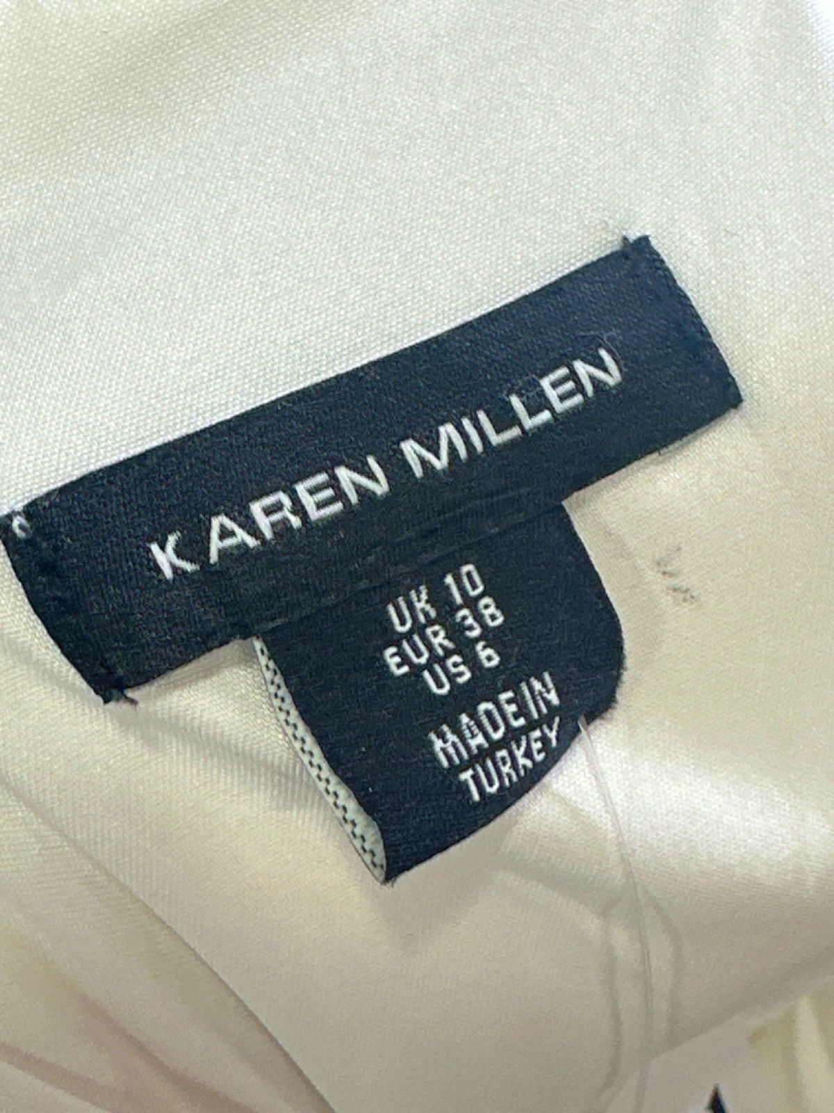 Karen Millen White Halter Neck Maxi Dress UK 10