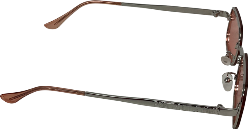 PrettyLittleThing Orange Rectangular Sunglasses One Size