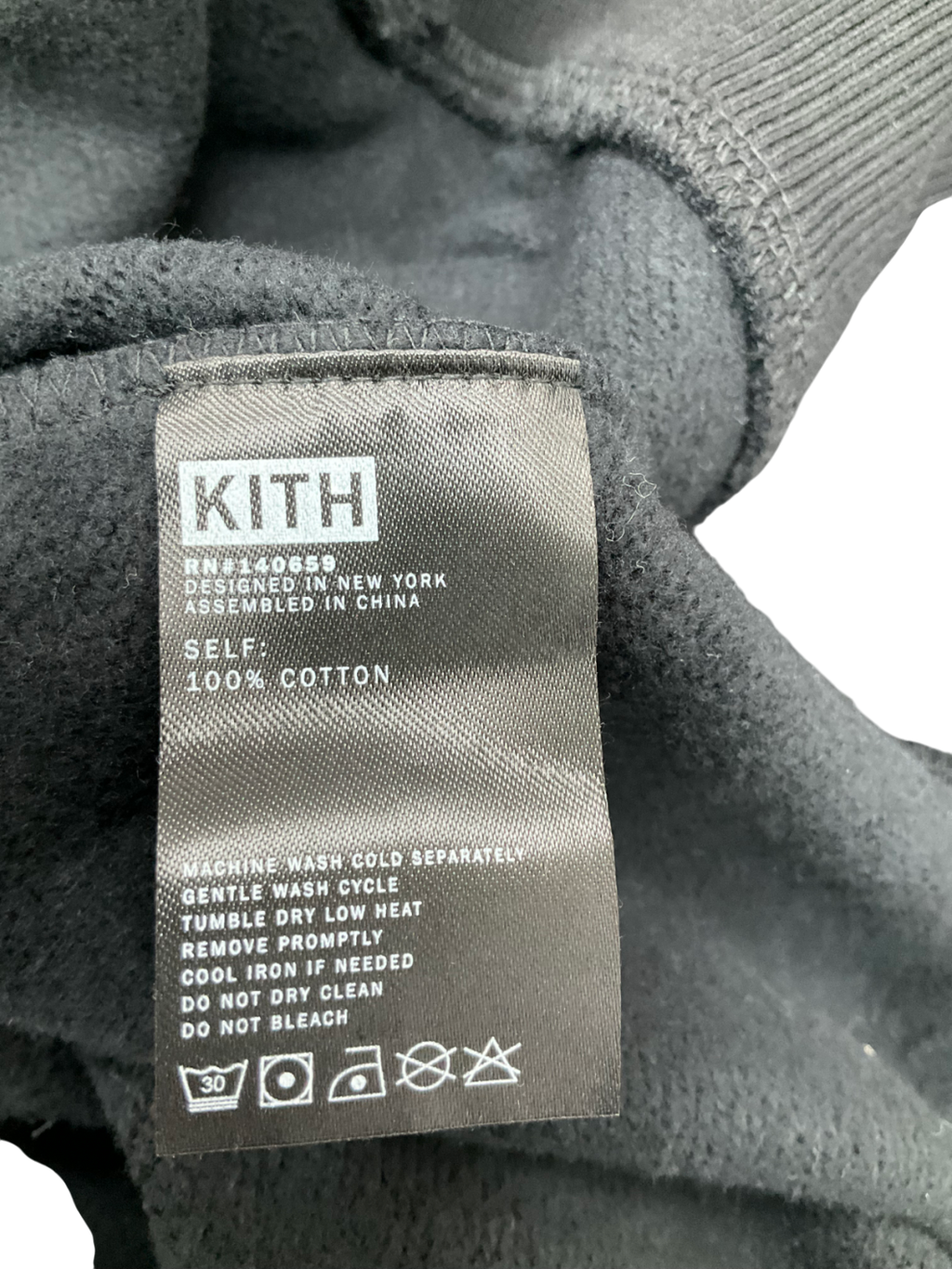 Kith Black Looney Tunes Merrie Melodies Vintage Hoodie UK M