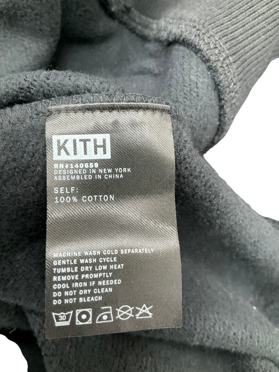 Kith Black Looney Tunes Merrie Melodies Vintage Hoodie UK M