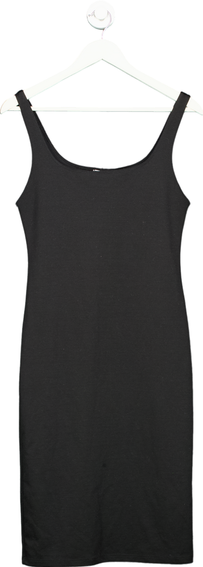 Zara Black Sleeveless Bodycon Dress UK L