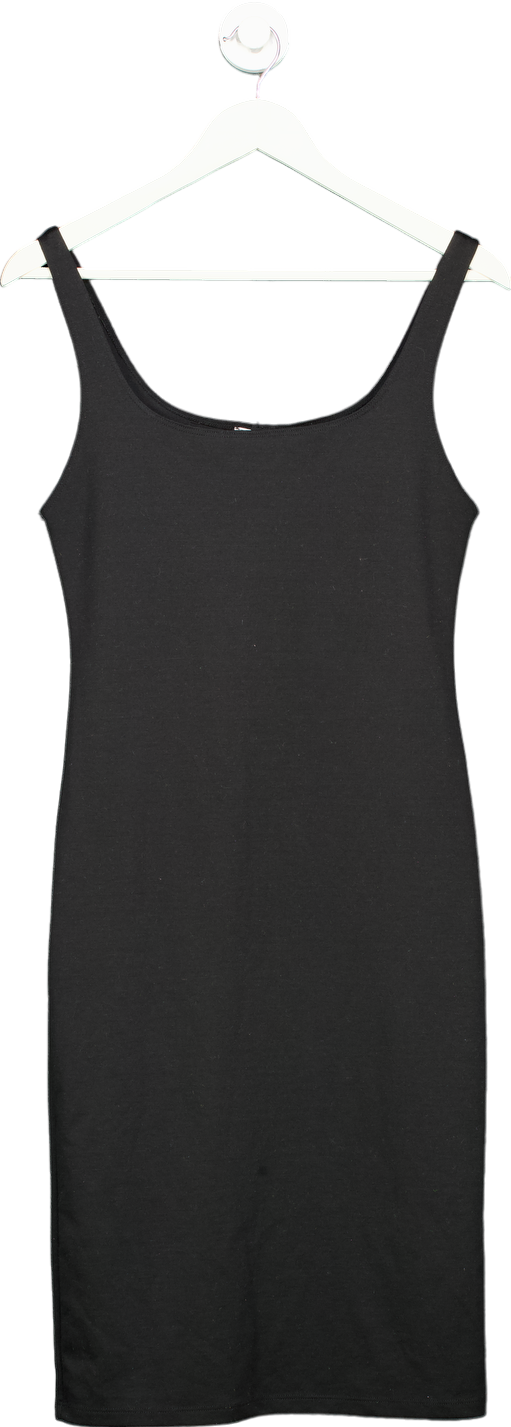 Zara Black Sleeveless Bodycon Dress UK L