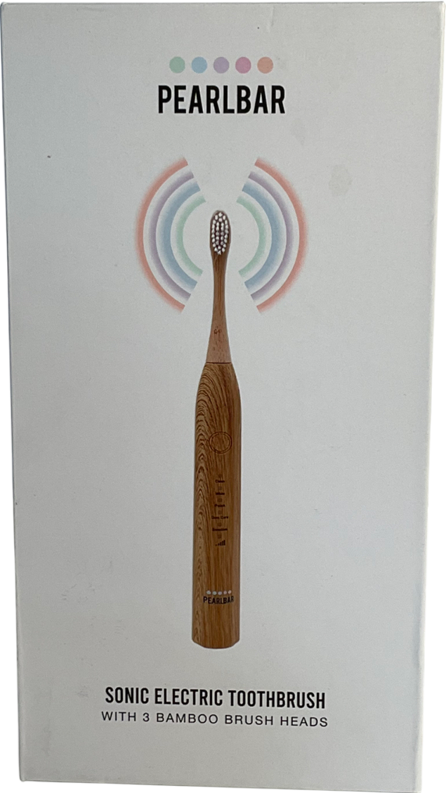 pearlbar Sonic Electric Toothbrush & 3 Bamboo Brush Heads One size