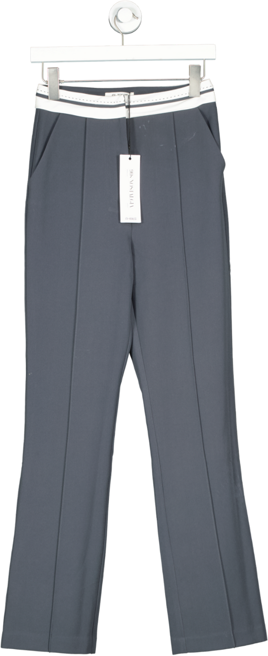 4th & Reckless Charcoal Grey Exposed Waistband Trousers - Kennedy UK 6