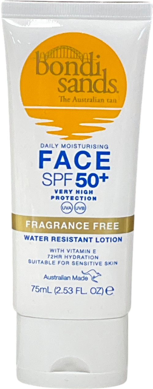 Bondi Sands Sunscreen Lotion Spf 50+ For Face 75ml