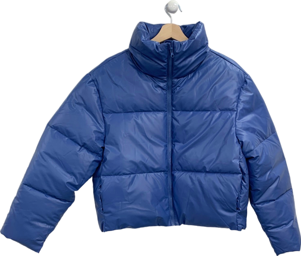 United Colors of Benetton Blue Puffer Jacket UK S