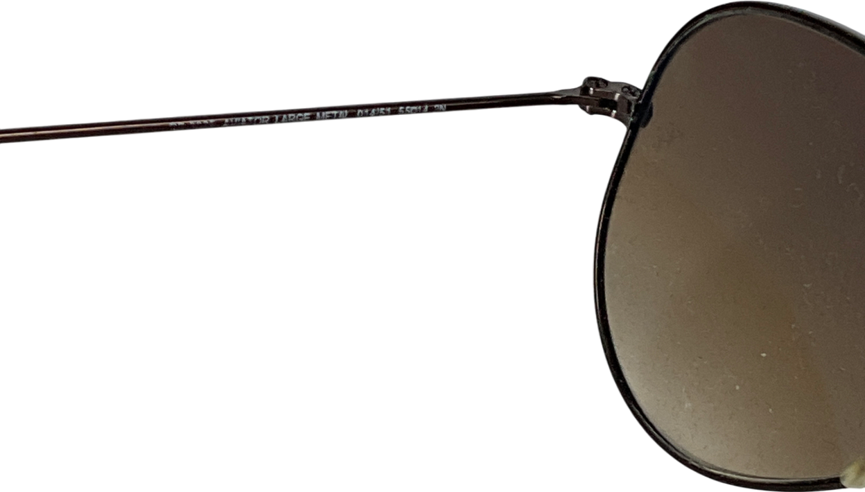 Ray-Ban Brown 014/51 55 14 2N Aviator Gradient Sunglasses