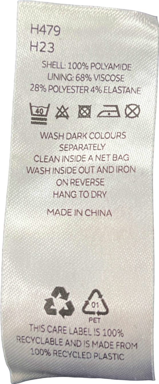 Michelle Keegan Black Lace Top UK 14