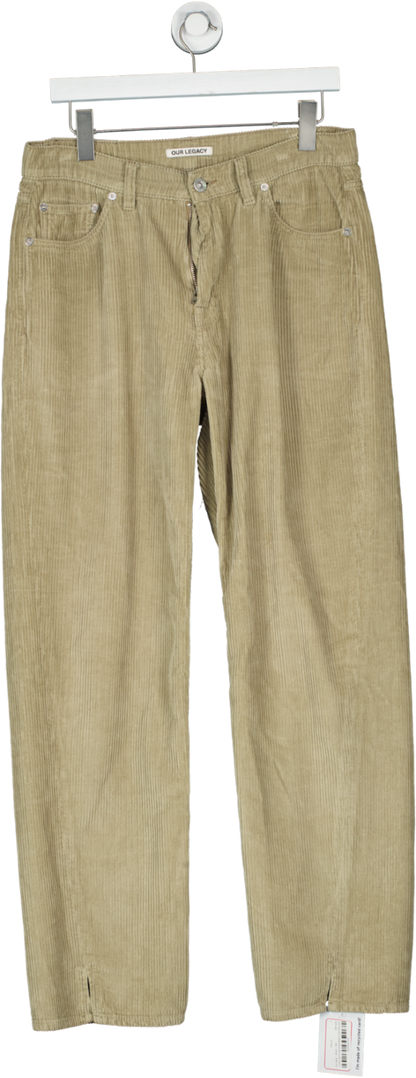 Our Legacy Brown Corduroy Trousers  22 W30