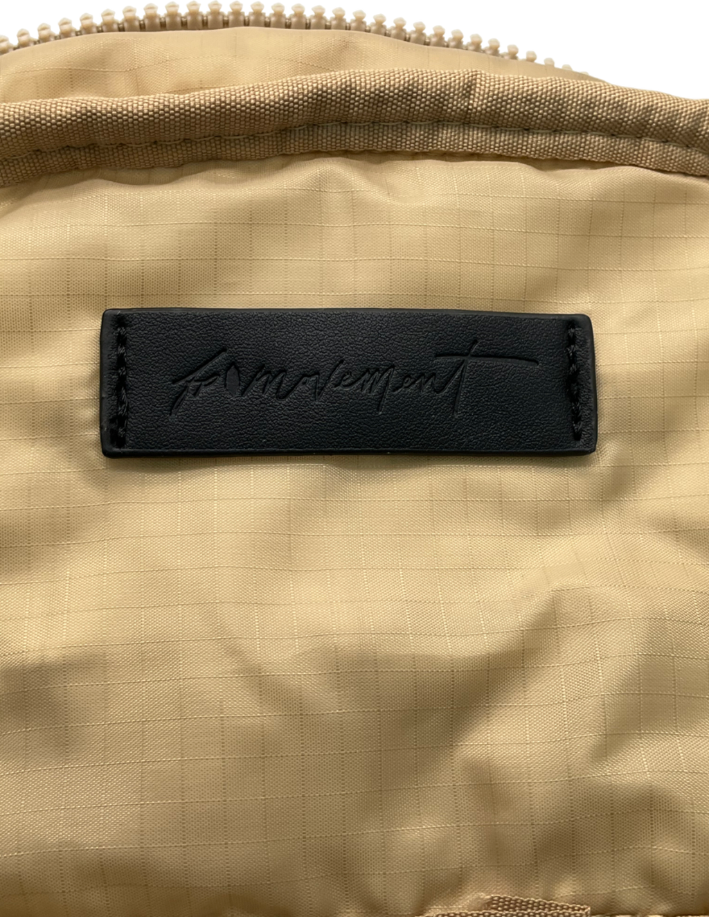 Free People Beige Quilted Duffle Bag With Small Pouch