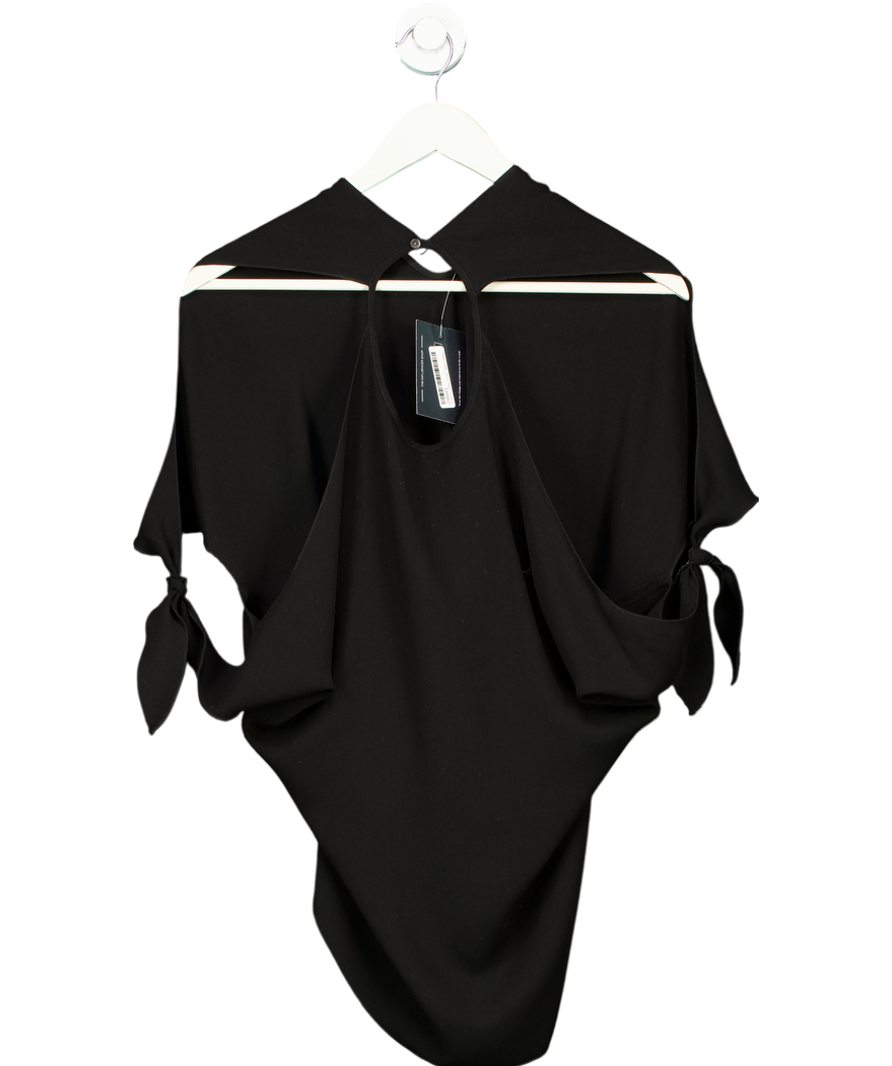Wilfred Black Back Cut Outs Blouse UK S