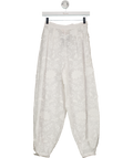 FARAWAY White Embroidered Cuffed Trousers UK 6