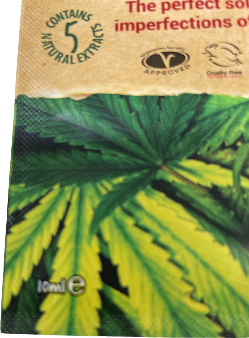 7th Heaven Superfood Cannabis Sativa Peel-Off Mask 10ml