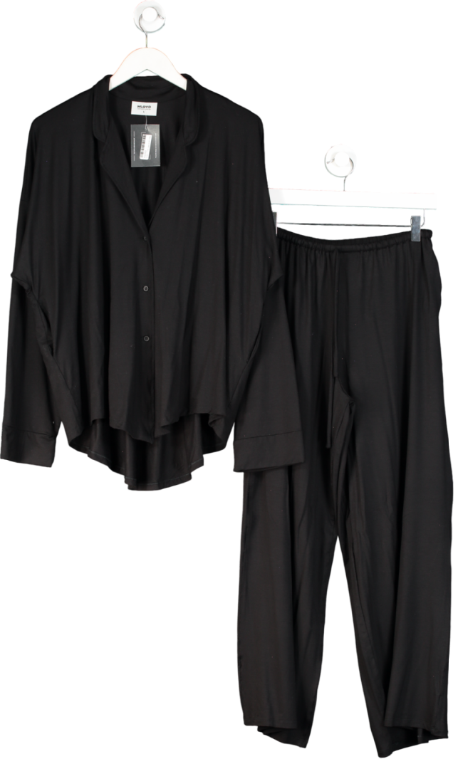 Klayd Black Malam Pyjama Set UK L