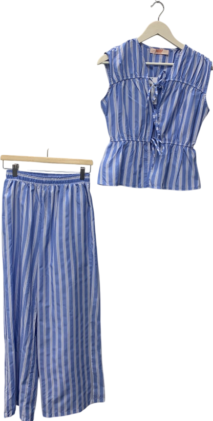 Hiccup Blue Striped Two-Piece Set UK 10