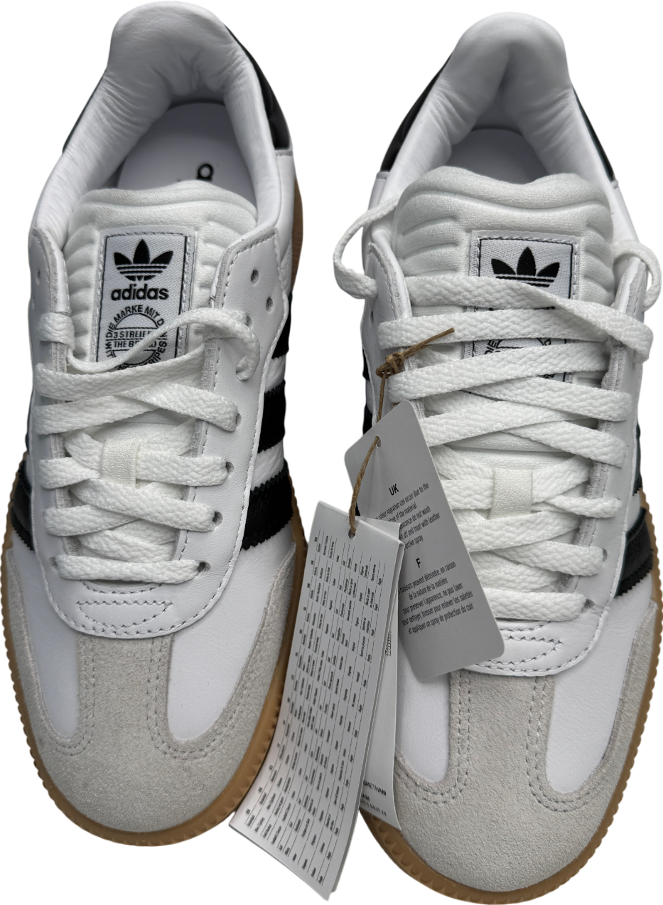 adidas White / Black Samba Xlg Trainers UK 5.5 EU 38.5 👠