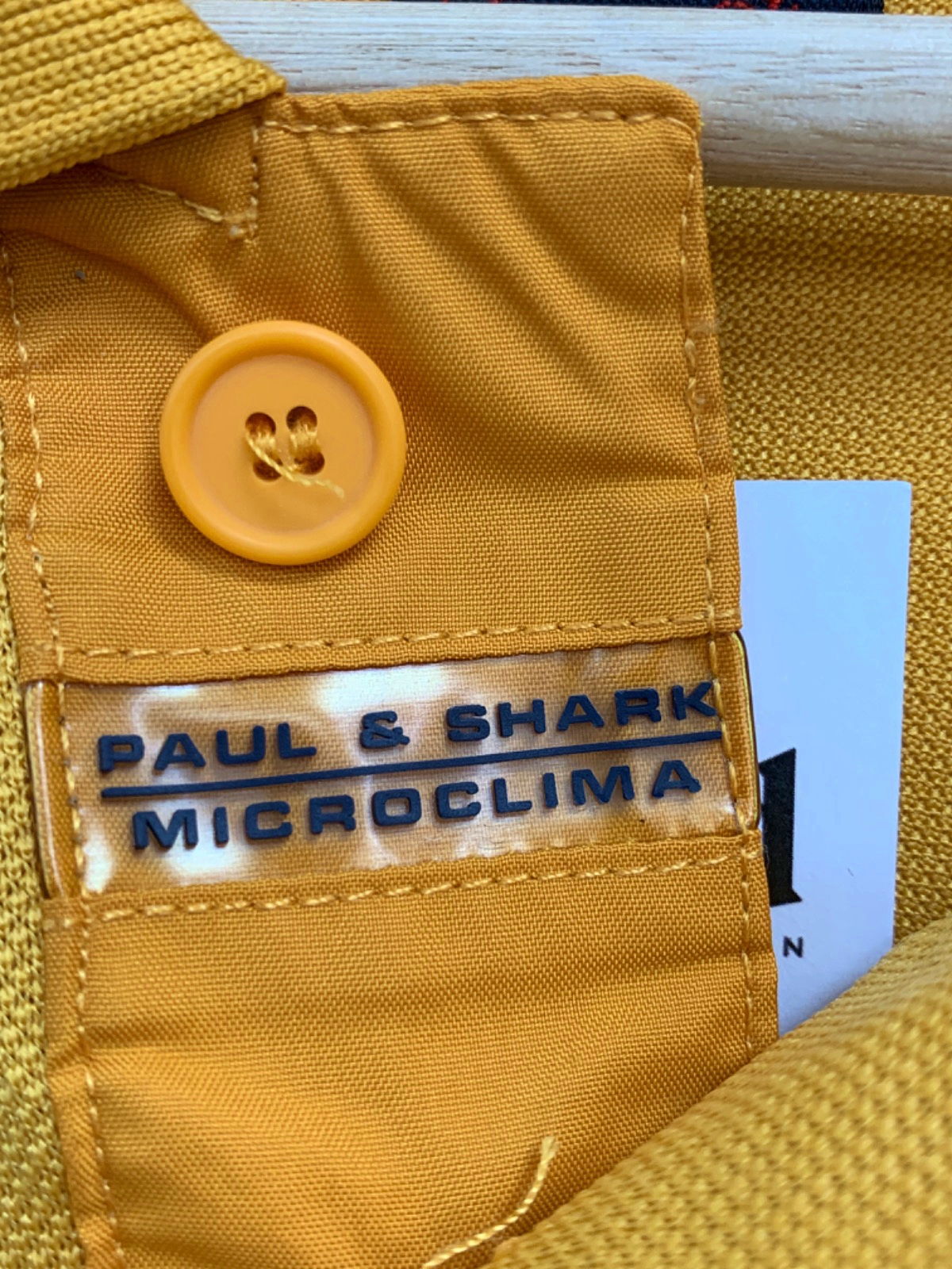 Paul & Shark Yellow Microclima Polo Shirt UK L