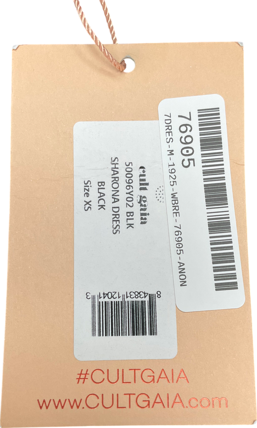 Cult Gaia Black Sharona Dress UK XS