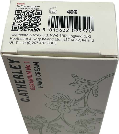 C.Atherley Geranium No.1 Hand Cream 75ml