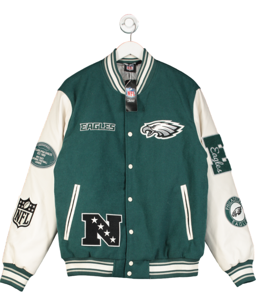 Primark Green X Eagles Team Bomber Jacket UK L