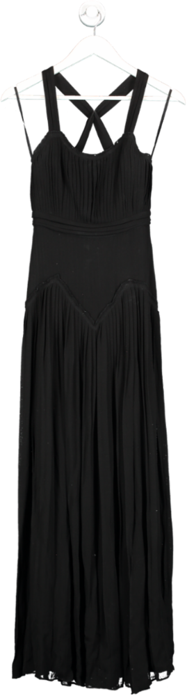 Black Burberry Prorsum Evening Long Dress UK 8