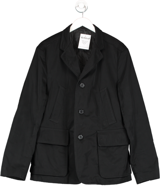 hugo boss Black Slim Fit Coat With Pockets UK XL