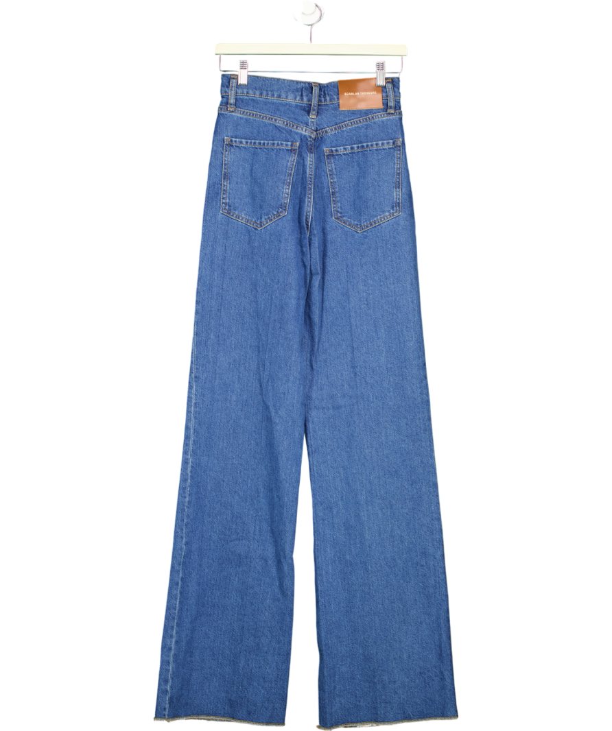 Scanlan Theodore Blue Drape Leg Jeans W24