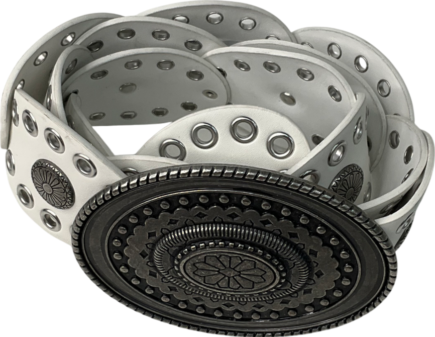 ASOS White Disco Belt UK S/M