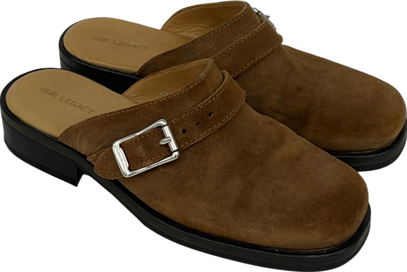 Our Legacy Brown Caminon Mules UK 9 EU 43 👞