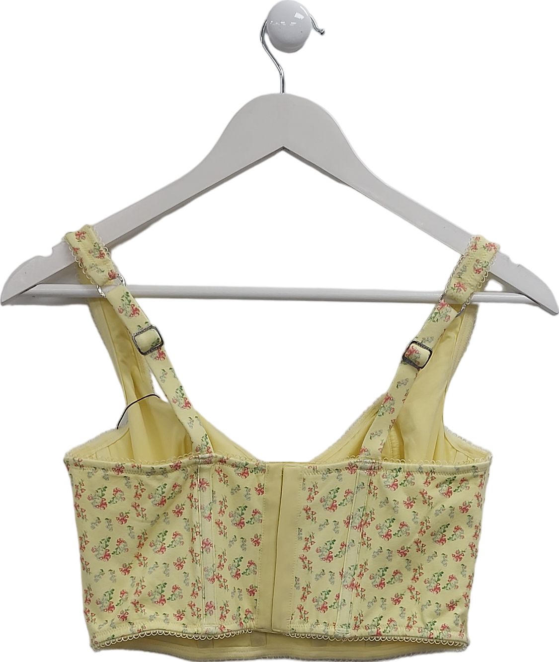 Lounge Underwear Yellow Sweet Lomgline Bra UK 34D