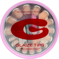 Glaize Press-on Nails White French Tip 32 reusable nails
