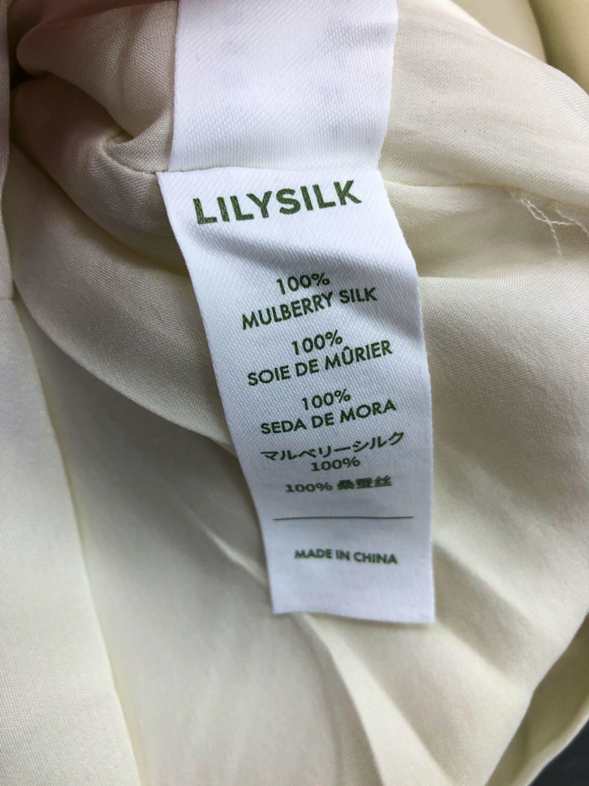 Lilysilk White Silk High-Waisted Shorts Size UK 8