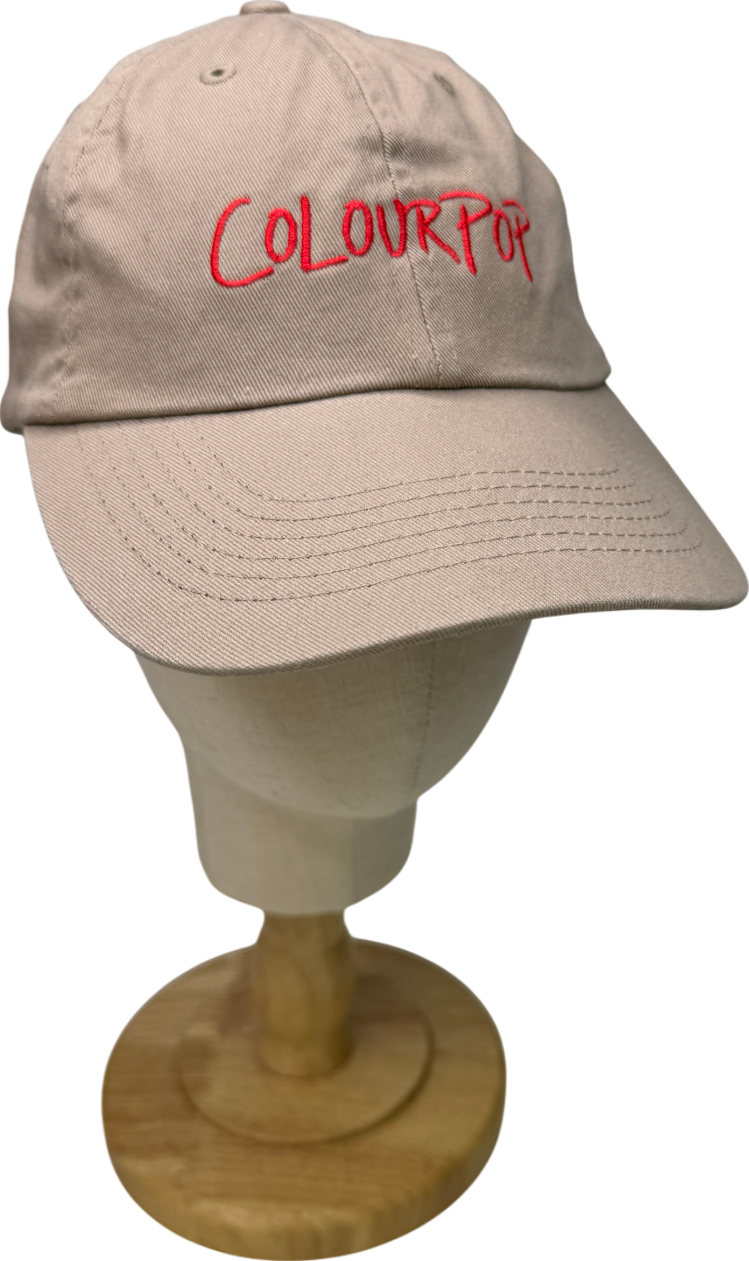 colourpop Beige Logo Baseball Cap One Size