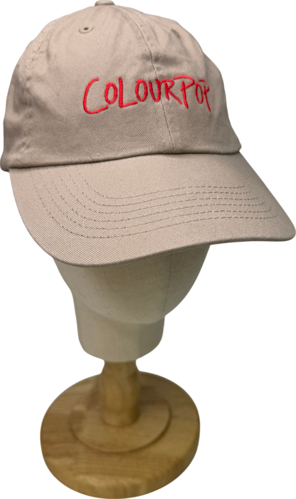 colourpop Beige Logo Baseball Cap One Size