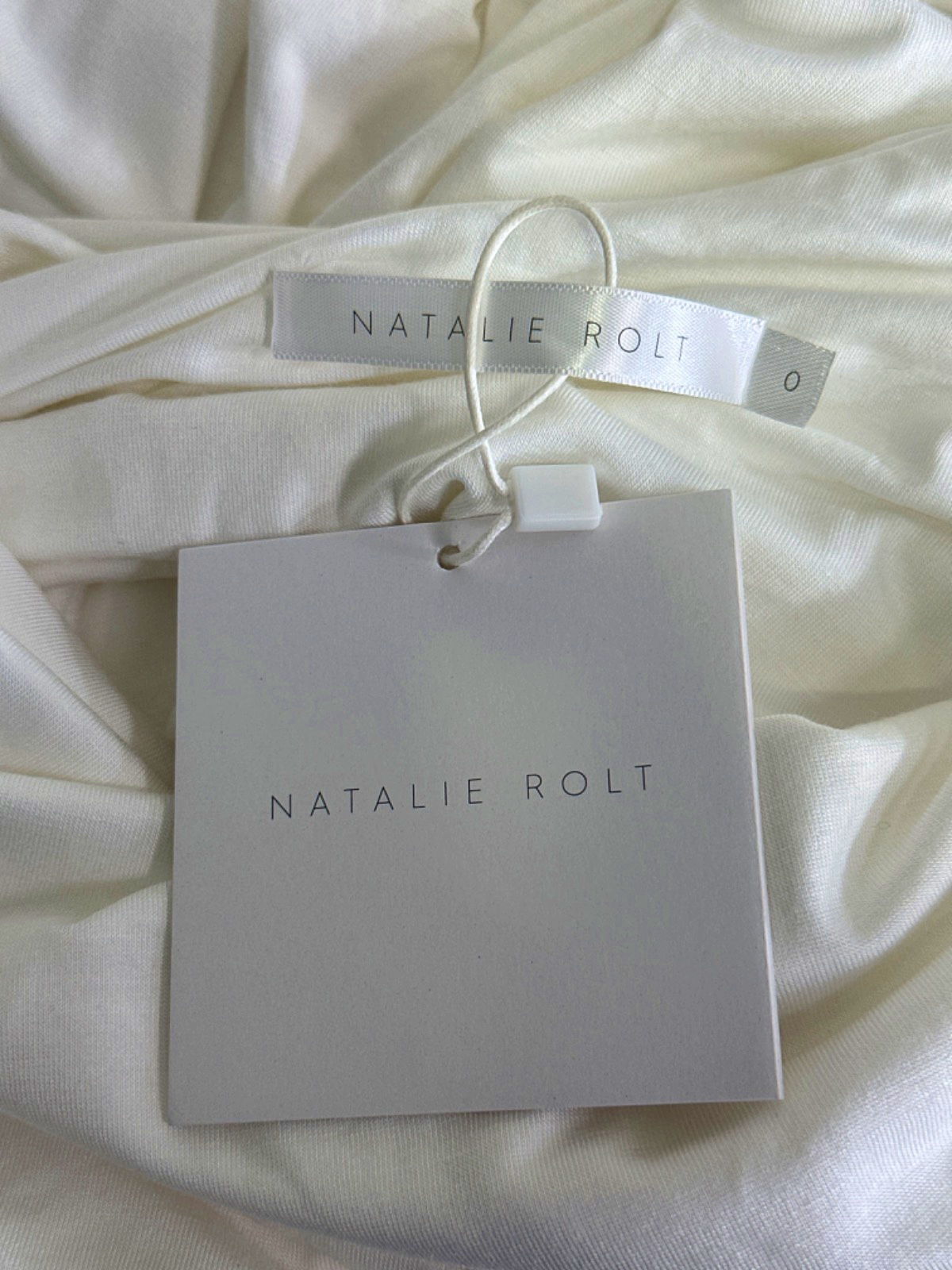 Natalie Rolt White Strapless Maxi Dress UK 6