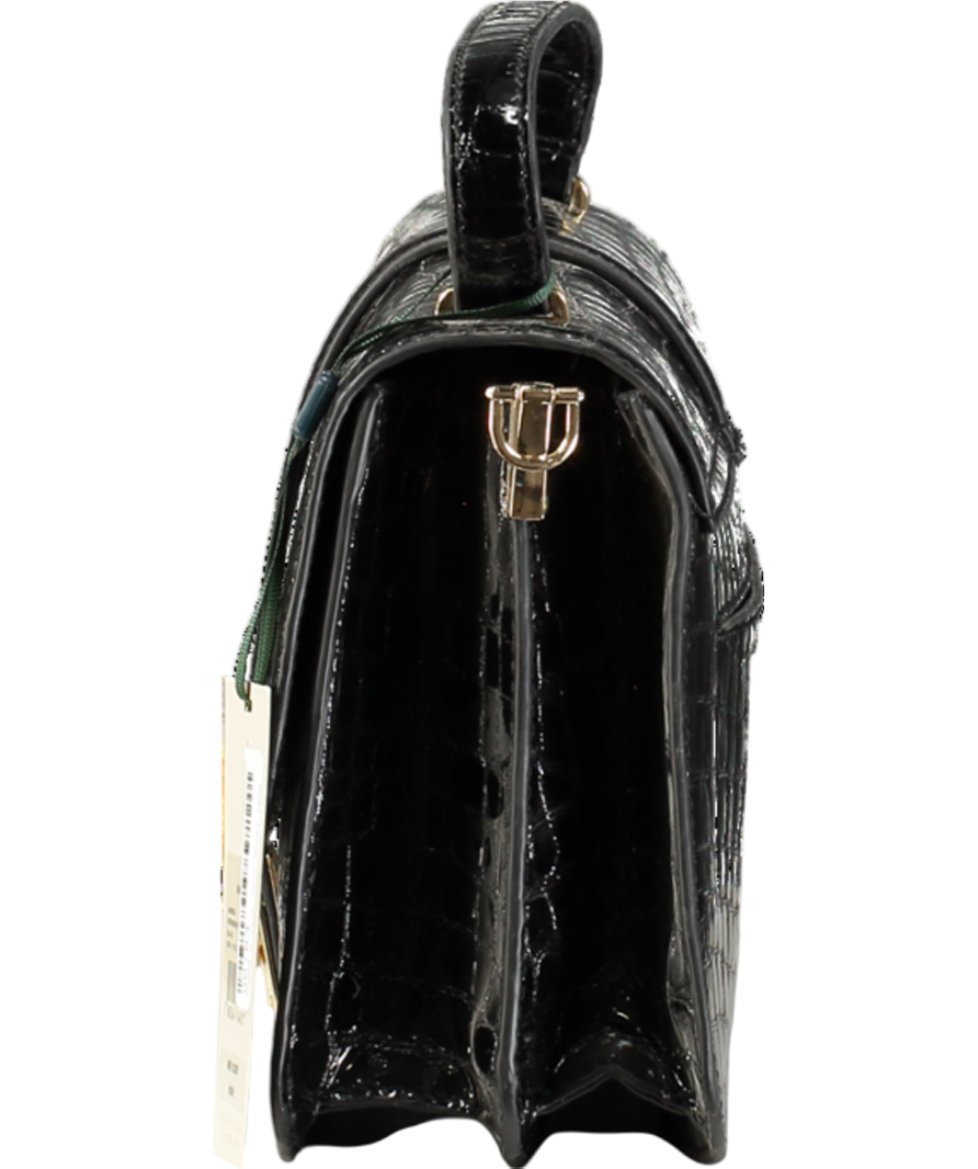 Hobbs Black Larissa Leather Crossbody Bag