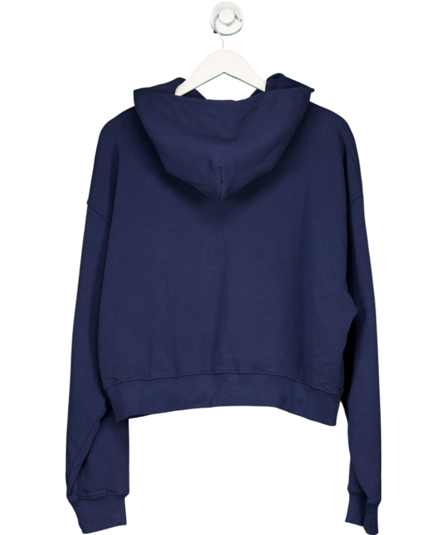 Sporty & Rich Blue New York Tennis Club Navy Hoodie UK L