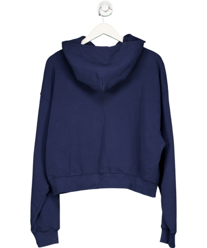 Sporty & Rich Blue New York Tennis Club Navy Hoodie UK L