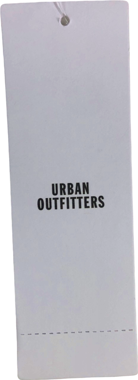 Urban Outfitters White Ribbed Sleeveless Dress UK 16