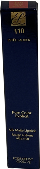 Estee Lauder Pure Color Explicit Slick Shine Lipstick 110 Wrong Place 7g