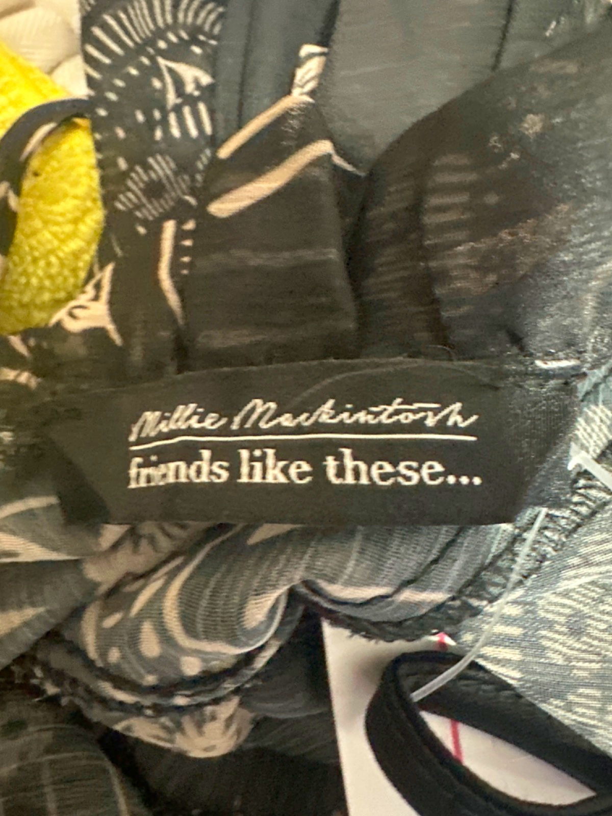 Friends Like These Millie Mackintosh Black/White Printed Dress No Size