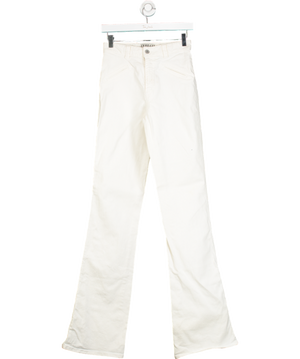 FIORUCCI Cream Edie Boot-cut Jeans W27