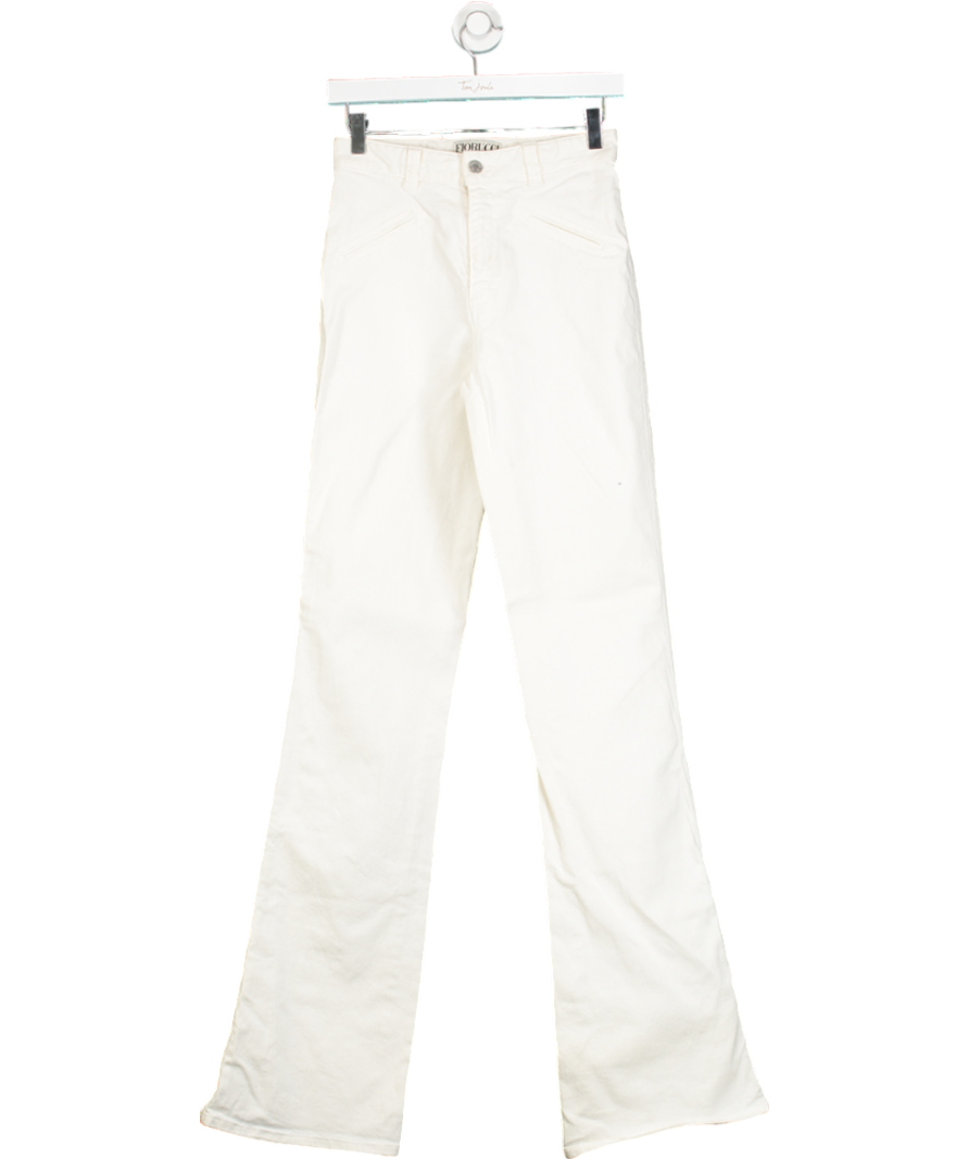 FIORUCCI Cream Edie Boot-cut Jeans W27